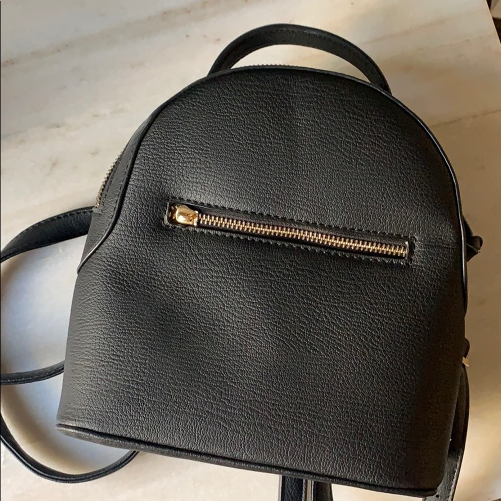 Mini Black & Gold Backpack
